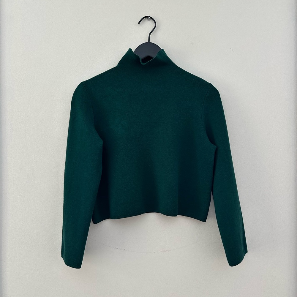 & Other Stories Forest Green Knit Top